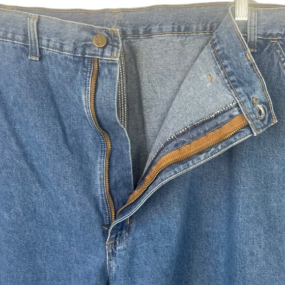 Carhartt Mens Original Dungaree Denim Jeans Carpenter Blue Size 52x30 - Picture 6 of 10